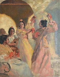 Danseuses Espagnoles by Alexandre Lunois
