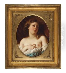 Young Female Nude by Jules Luntenschutz