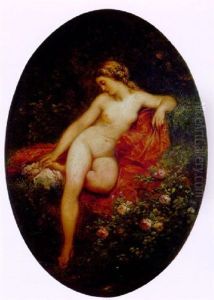 Nu Aux Roses by Jules Luntenschutz