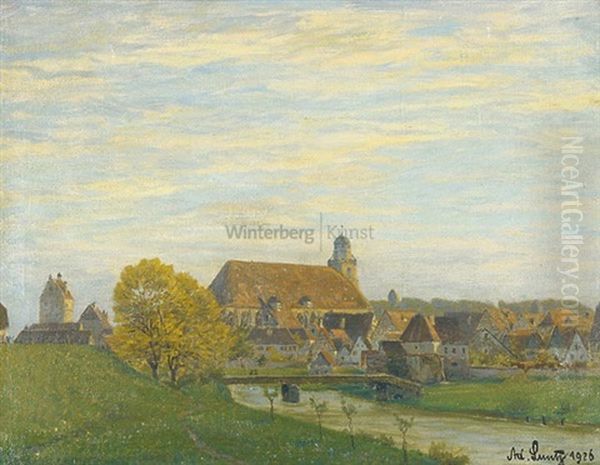 Blick Auf Das Munster St. Georg In Dinkelsbuhl - view 1