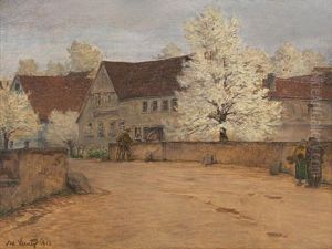 Brucke In Klein Steinbach by Adolf Luntz
