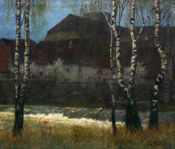 Stromschnelle In Der Entz Bei Besigheim - view 1