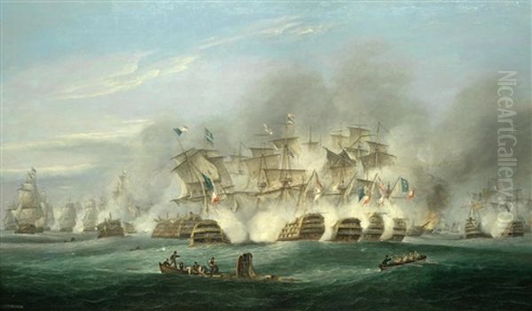 The Battle Of Trafalgar by Thomas Luny