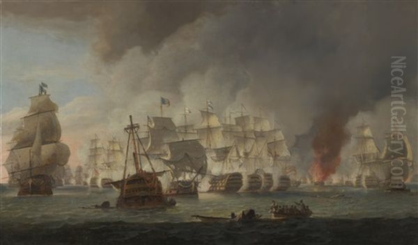 The Battle Of Trafalgar, 21st October 1805 - view 1