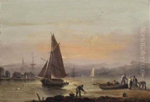 View On The Teign by Thomas Luny