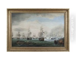 The Battle Of The Nile, August 1st, 1798 by Thomas Luny
