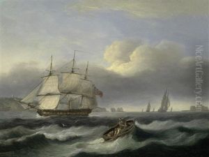A Frigate Off The Needles by Thomas Luny