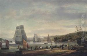 Teignmouth, Devon, Low Tide by Thomas Luny