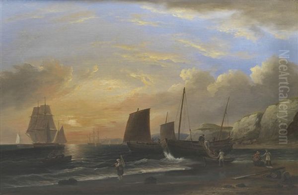 Sailing Near Teignmouth - view 1