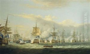 The Battle Of Copenhagen, 2nd April 1801 by Thomas Luny