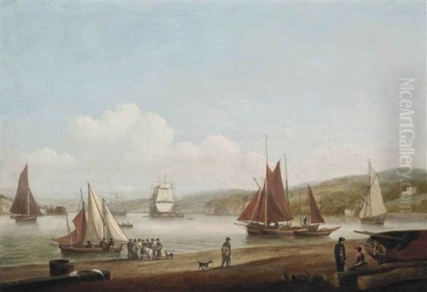Shipping In The Harbour At Teignmouth, Devon - view 1