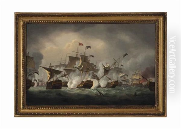 Admiral Duncan's Victory Off Camperdown, 11th October, 1797 - view 1