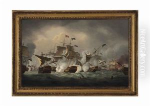 Admiral Duncan's Victory Off Camperdown, 11th October, 1797 by Thomas Luny