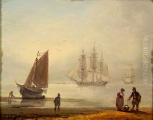 Teignmouth, Devon Or A Fog by Thomas Luny