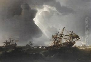 Men O'war In Heavy Swell Men O'war In Heavy Swell