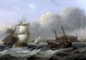 Shipping Off Fort Rouge, Calais