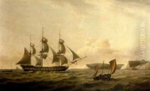 His Majesty's Frigate "amazon", 38 Guns, Arriving Off Dover His Majesty's Frigate "amazon", 38 Guns, Arriving Off Dover