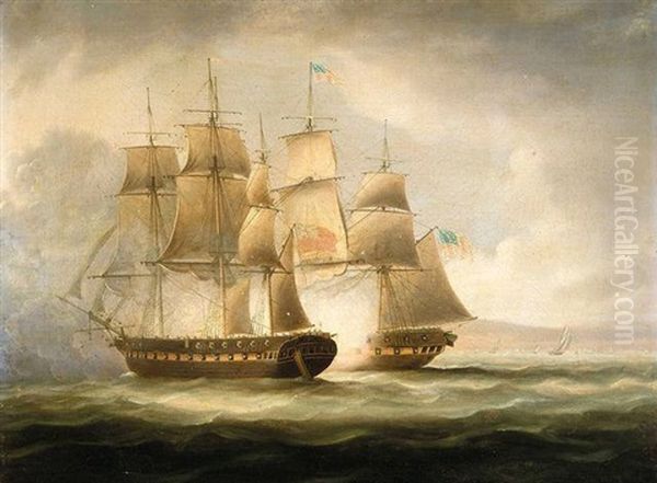 Action Between The H.m.s "shannon" And The U.s.s. "chesapeake" - view 1