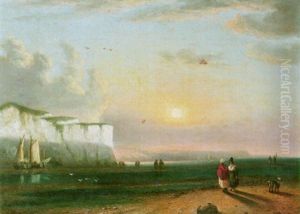 Coastal Scene, Near Dover by Thomas Luny