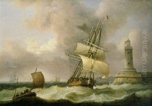 The Princess Charlotte Entering Ramsgate Harbour by Thomas Luny