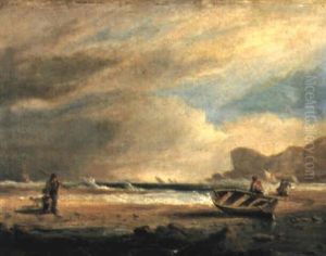 A Windy Day Off Dawlish, Devon by Thomas Luny