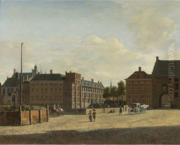 The Plaats With The Binnenhof And The Gevangenpoort, Thehague - view 1