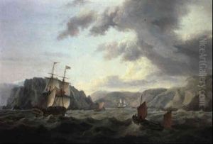 Merchant Brig, A Pilot Cutter And A Lugger Entering The Port Of Crookhaven Merchant Brig, A Pilot Cutter And A Lugger Entering The Port Of Crookhaven