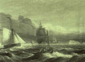 The Fleet At Sea Off The Seven Sisters