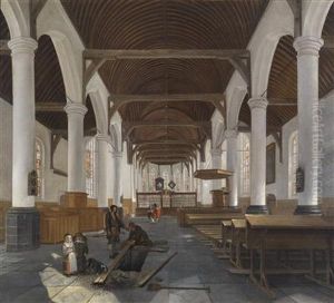 The Interior Of A Baroque Church