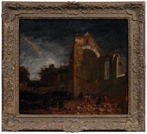 A View Of Delft After The Explosion by Job Adriaensz. Berckheyde
