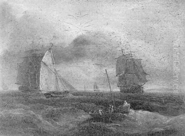 Various Shipping In A Swell - view 1