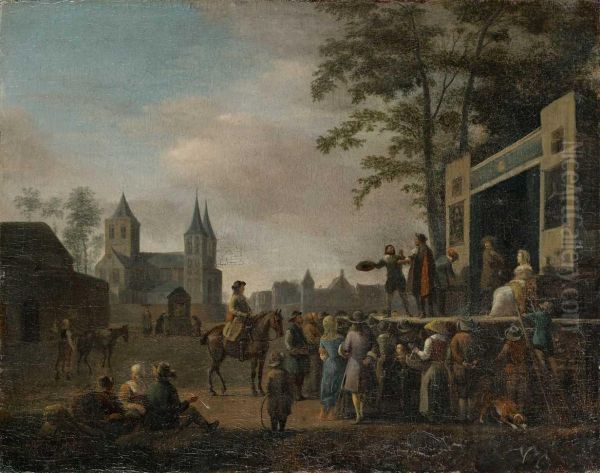 Schausteller Vor St. Kunibert In Koln - view 1