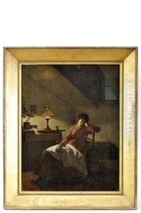 A Costureira by Miguel Angelo Lupi