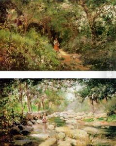 Campesina En El Bosque
