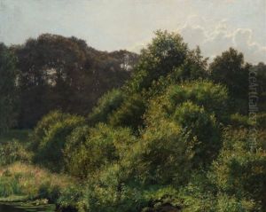 Skovbillede by Marie Antoinette Henriette Luplau