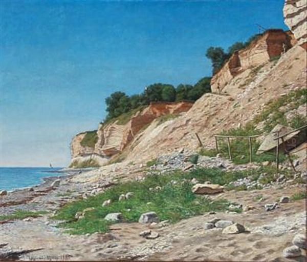 Coastal Scape From The Cliffs Of Stevns - view 1