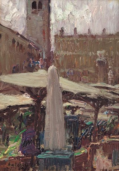 Mercato In Piazza Delle Erbe A Verona - view 1