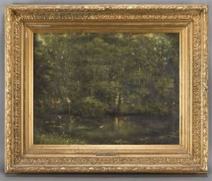 Etang Sous Bois by Frans Van Luppen