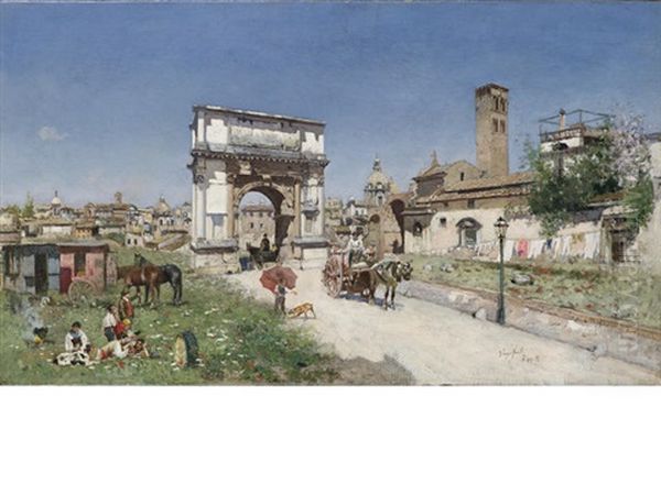The Arch Of Titus, Rome - view 1
