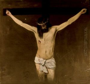 Copia Del Cristo De Velazquez by Joaquin Luque Rosello