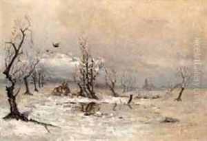 Paisaje Nevado by Joaquin Luque Rosello
