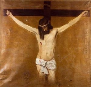Cristo (after Velazquez) by Joaquin Luque Rosello