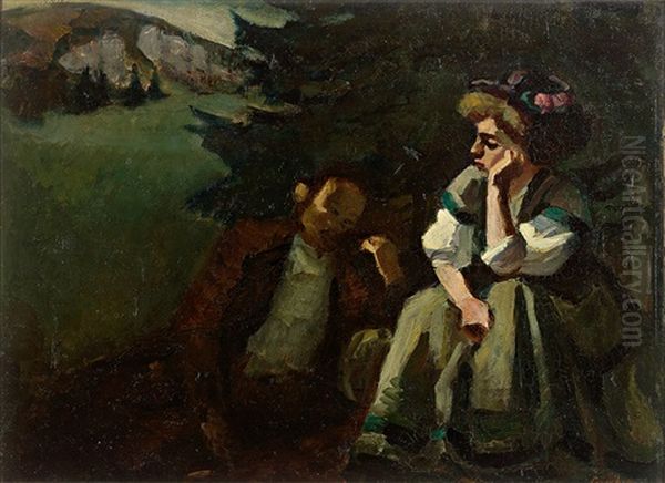 Paar Im Jura 1909 - view 1