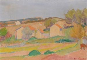 Sommer Bei Giens by Jean-Jacques Luscher