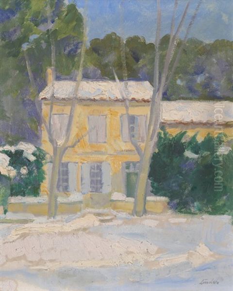Winter, Das Chateau Noir In Giens - view 1