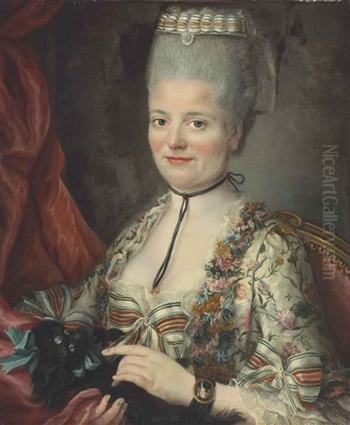 Portrait Of Madame La Marquise De Rochambeau - view 1