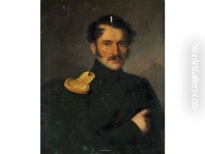 Portrait Of A Gentleman In Military Uniform