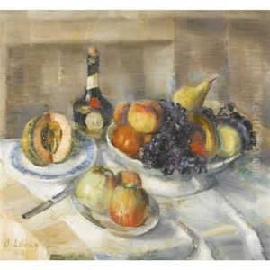 Fruchtestillleben by Oscar Wilhelm Luethy