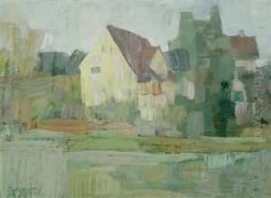 Haus In Kusnacht by Oscar Wilhelm Luethy