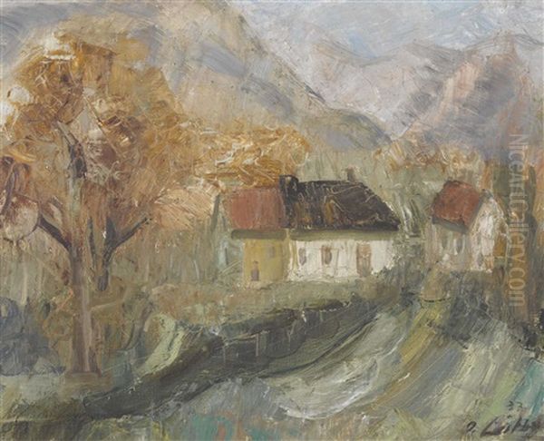 Berglandschaft Mit Bauernhausern - view 1
